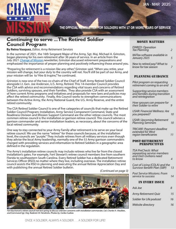 The current edition of Change of Mission